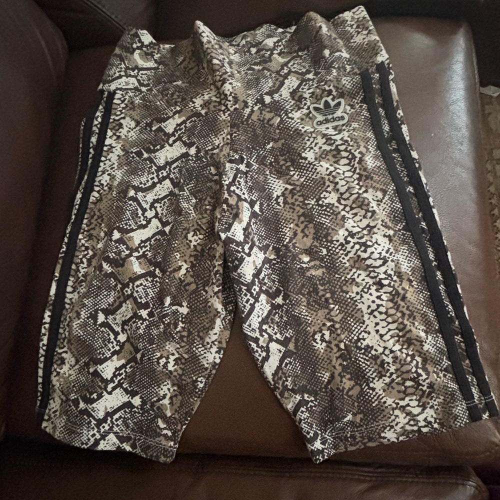 Adidas Snake Print biker shorts s